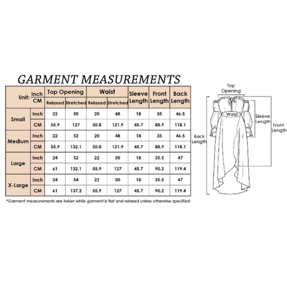 Renaissance/Boho/Gypsy/Steampunk Peasant Dress - Picture 8 of 8